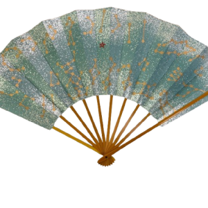 “celestial constellation” folding fan – jumatsuya fukui, kyoto(pre owned / boxed / no.0 celestial constellation)