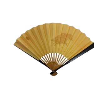 Japanese Folding Fan — Zodiac Boar  Design (Pre-Owned /No.34E )